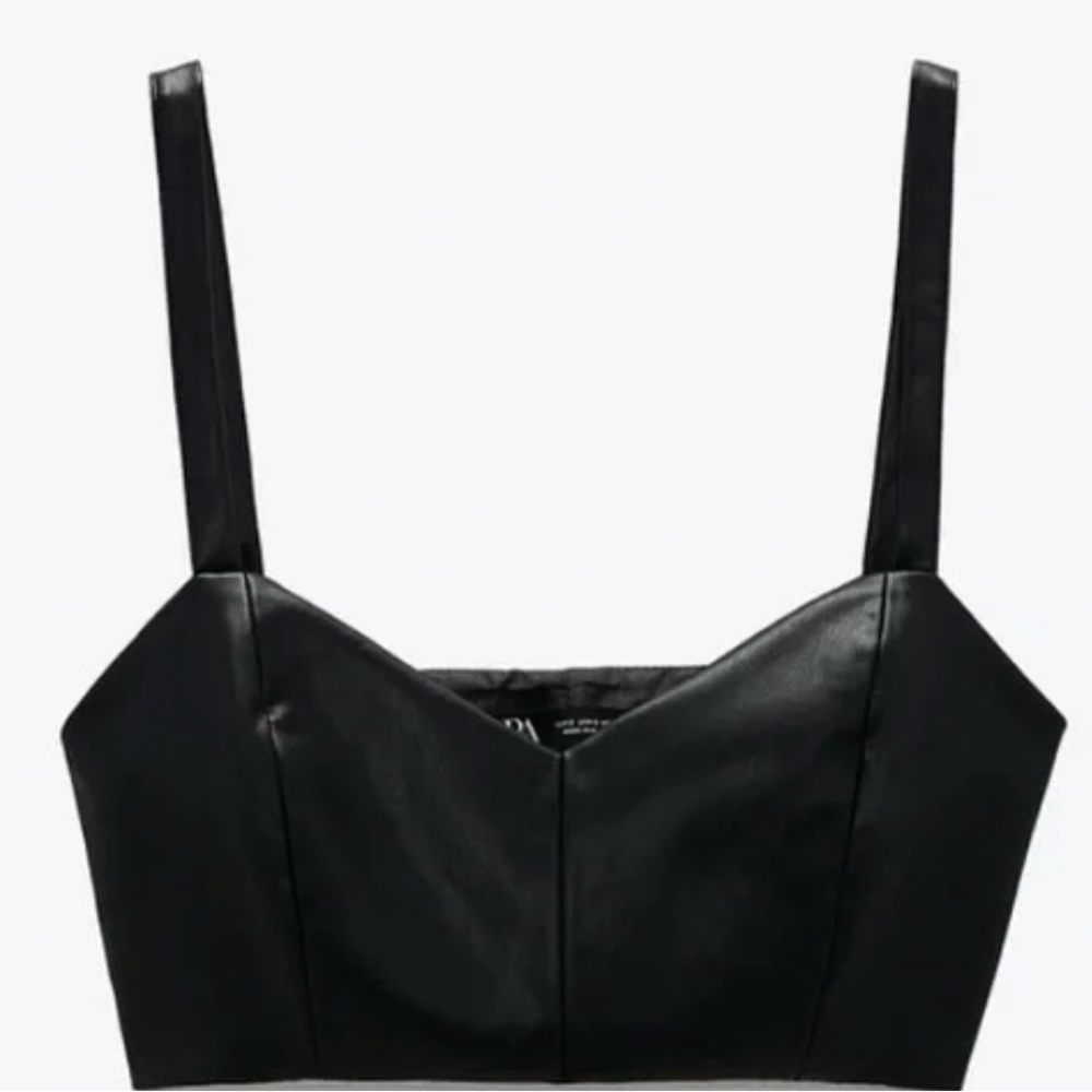 Black Women's Crop Top